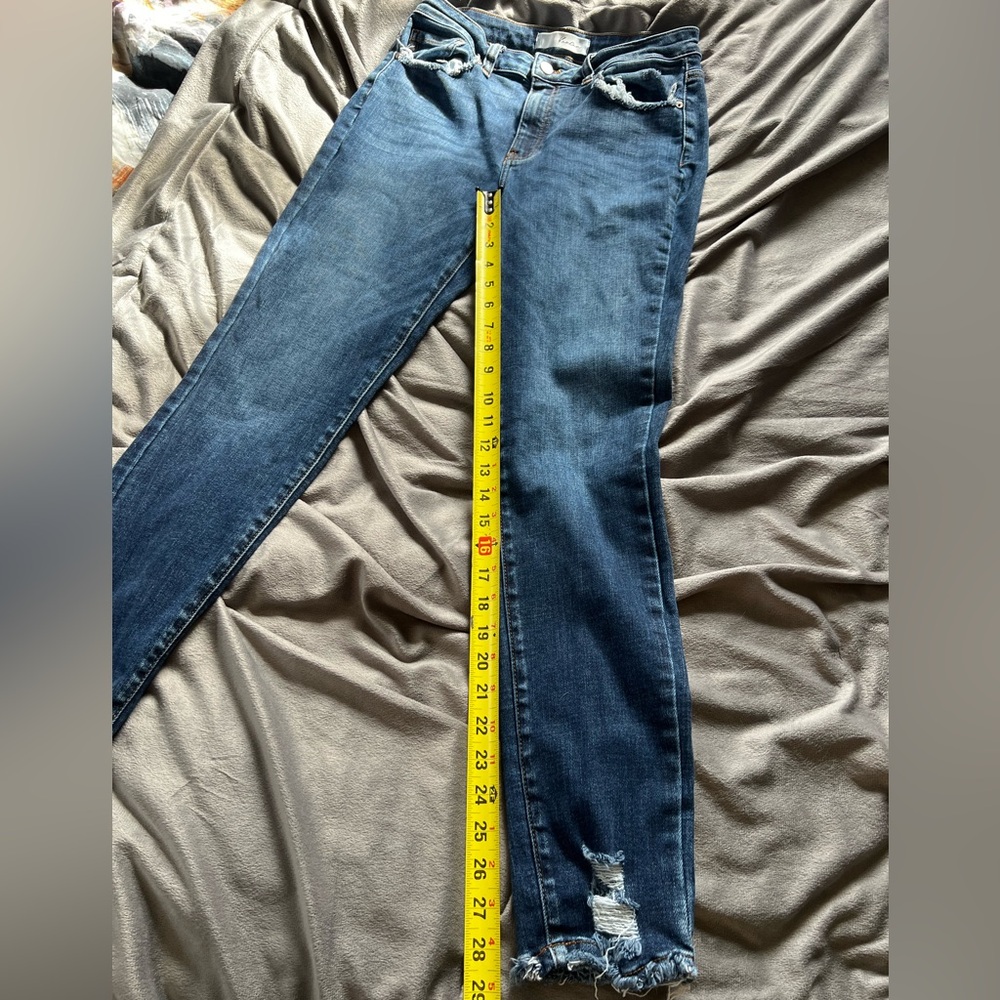 KanCan High-Rise Distressed Blue Skinny‎ Denim Jeans - Picture 8 of 8